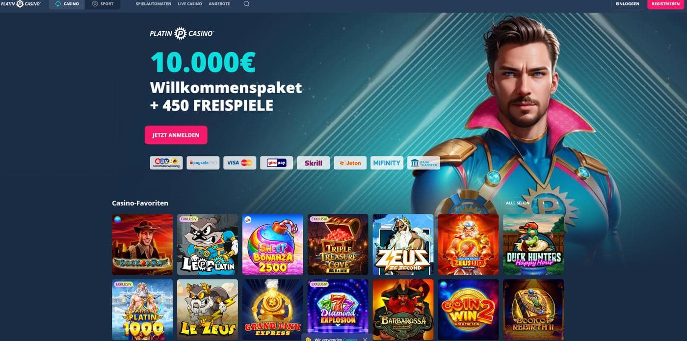 Platin Casino ohne OASIS