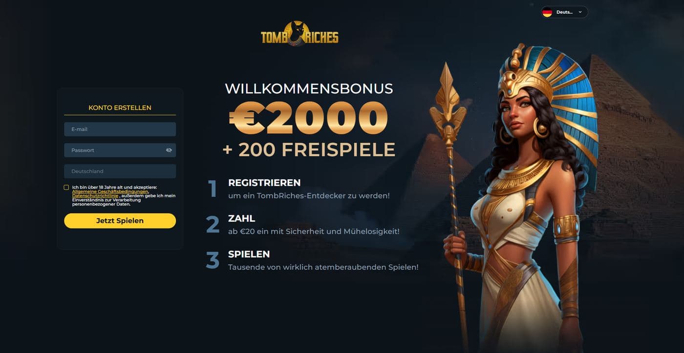 Tomb Riches Casino ohne OASIS
